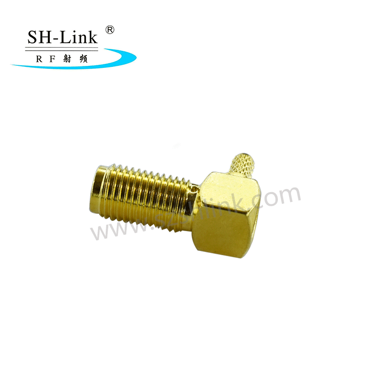 RF 90 degees SMA coaxial female connector